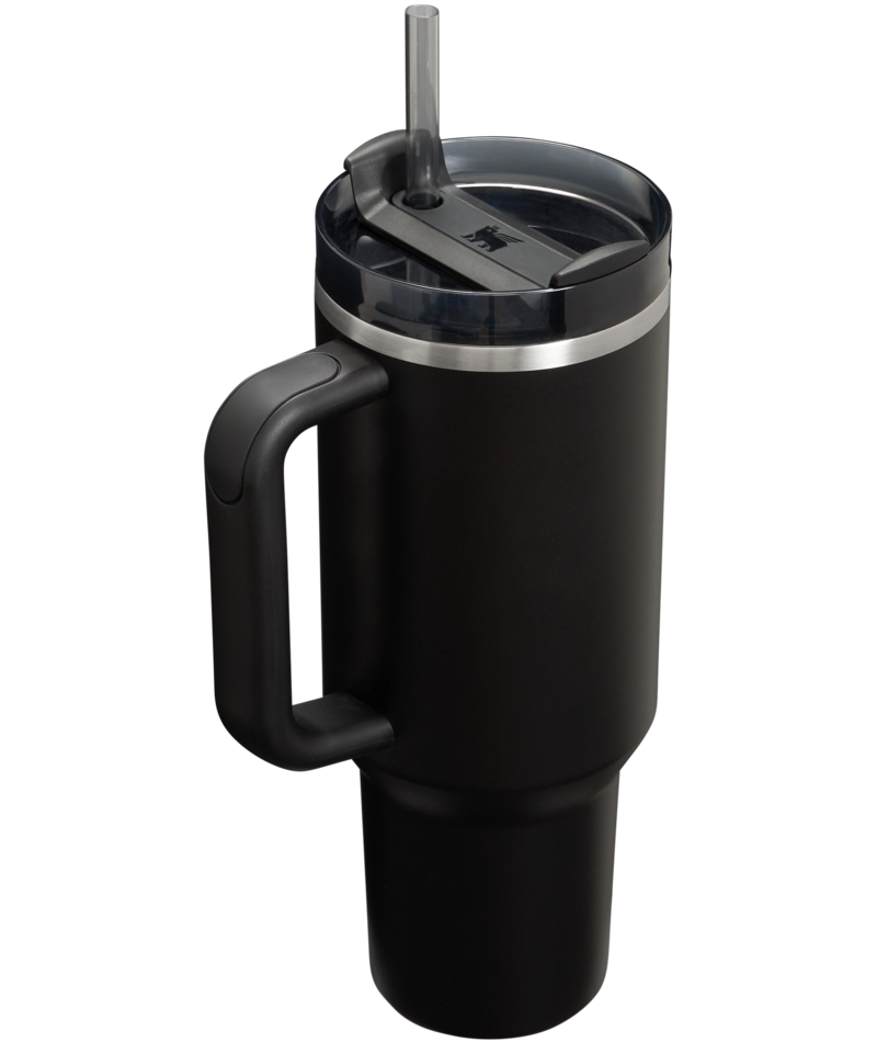 Splash-Resistant FlowState The Quencher H2.0 Flowstate Tumbler  | Stanley Create D332L - Double-Wall Vacuum Insulated Travel Tumbler with Straw Detail