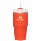 Splash-Resistant FlowState The Quencher H2.0 Flowstate Tumbler D030T - Premium Stainless Steel Straw Cup for All-Day Hydration - Tigerlily