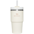 Splash-Resistant FlowState The Quencher H2.0 Flowstate Tumbler D030T - Premium Stainless Steel Straw Cup for All-Day Hydration - Cream