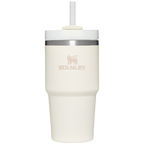 Splash-Resistant FlowState The Quencher H2.0 Flowstate Tumbler D030T - Premium Stainless Steel Straw Cup for All-Day Hydration - Cream