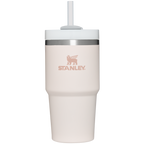 Splash-Resistant FlowState The Quencher H2.0 Flowstate Tumbler D030T - Premium Stainless Steel Straw Cup for All-Day Hydration - Rose Quartz