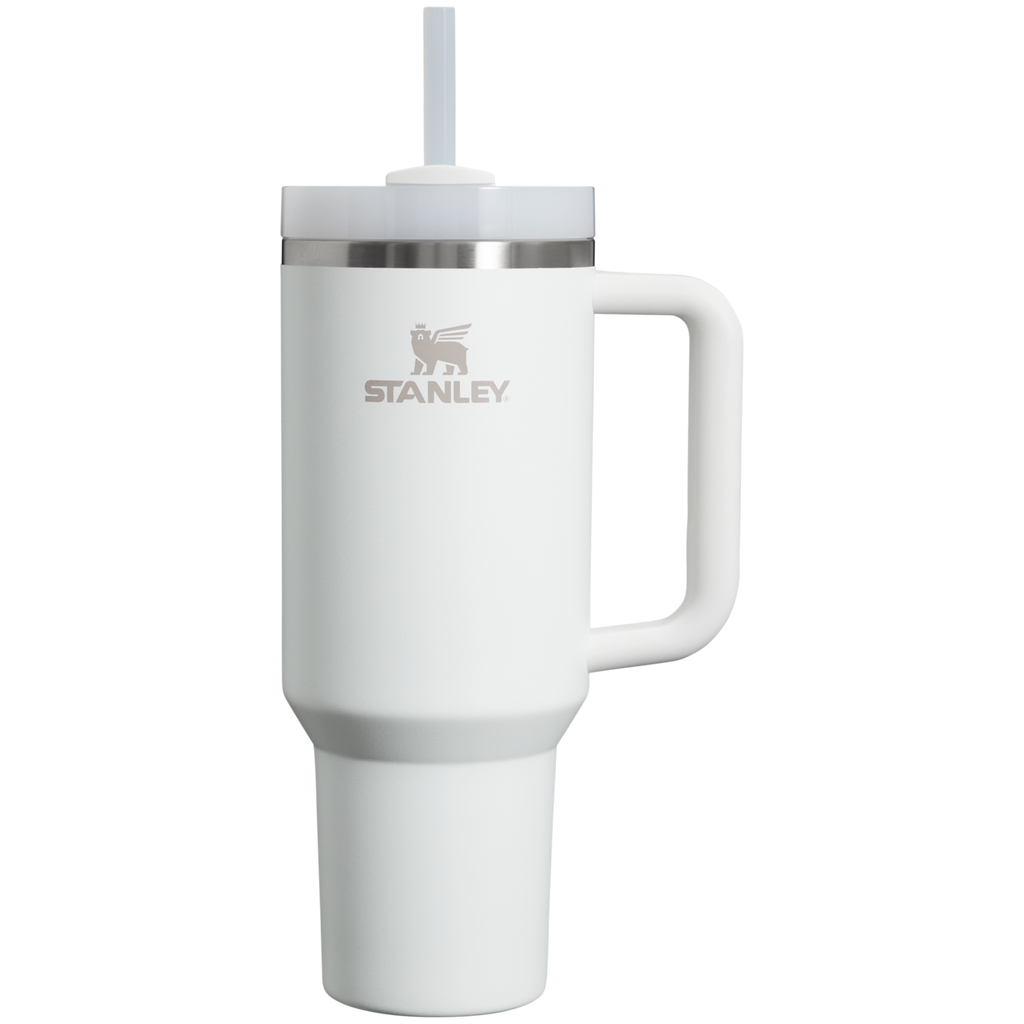 Insulated Travel The Quencher H2.0 Flowstate Tumbler D050X - Premium Stainless Steel Straw Cup for All-Day Hydration - Frost