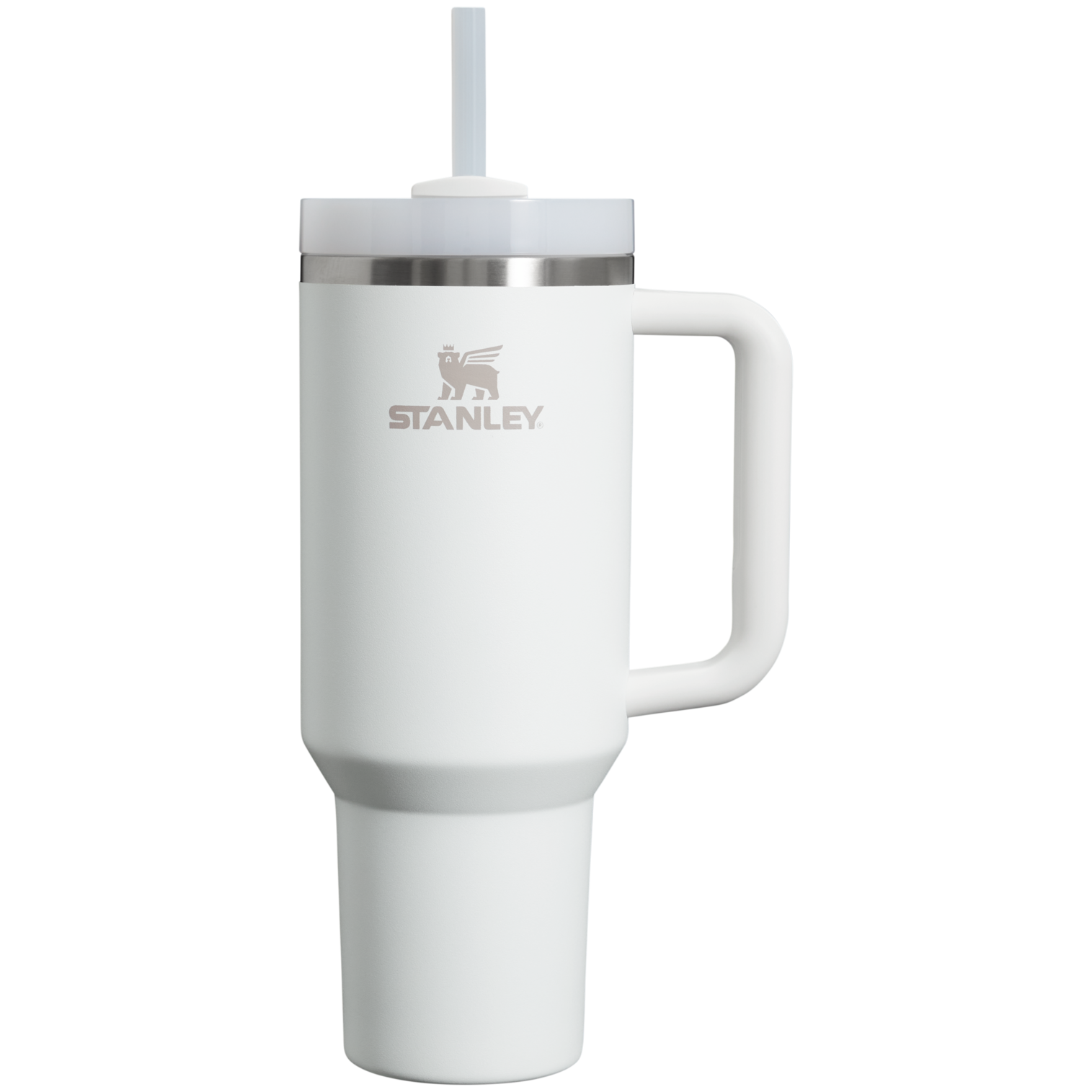 Insulated Travel The Quencher H2.0 Flowstate Tumbler D050X - Premium Stainless Steel Straw Cup for All-Day Hydration - Frost