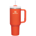 Splash-Resistant FlowState The Quencher H2.0 Flowstate Tumbler  | Stanley Create D332L - Double-Wall Vacuum Insulated Travel Tumbler with Straw Detail