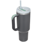 Splash-Resistant FlowState The Quencher H2.0 Flowstate Tumbler  | Stanley Create D332L - Double-Wall Vacuum Insulated Travel Tumbler with Straw Detail