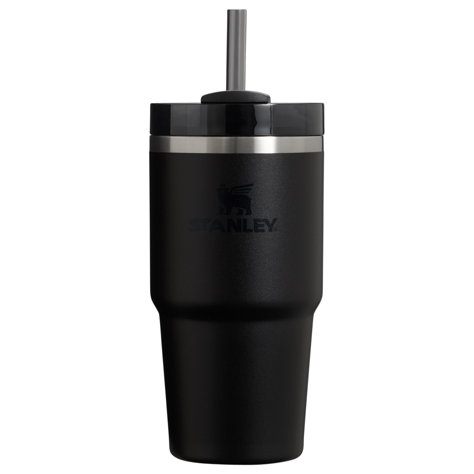 Splash-Resistant FlowState The Quencher H2.0 Flowstate Tumbler D030T - Premium Stainless Steel Straw Cup for All-Day Hydration - Black 2.0