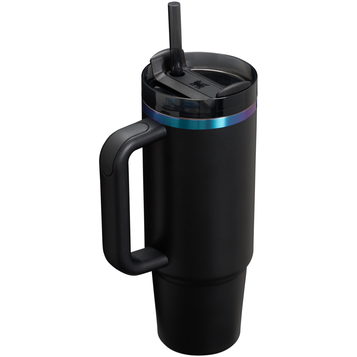 Large Capacity The Black Chroma Quencher H2.0 Flowstate Tumbler D107W - Double-Wall Vacuum Insulated Travel Tumbler with Straw Detail