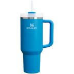 Splash-Resistant FlowState The Quencher H2.0 Flowstate Tumbler  | Stanley Create D332L - Double-Wall Vacuum Insulated Travel Tumbler with Straw Detail