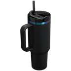 Splash-Resistant FlowState The Black Chroma Quencher H2.0 Flowstate Tumbler D252B - 40oz Large Capacity Car-Cup Friendly Quencher Detail