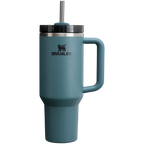 Splash-Resistant FlowState The Quencher H2.0 Flowstate Tumbler  | Stanley Create D332L - Double-Wall Vacuum Insulated Travel Tumbler with Straw Detail