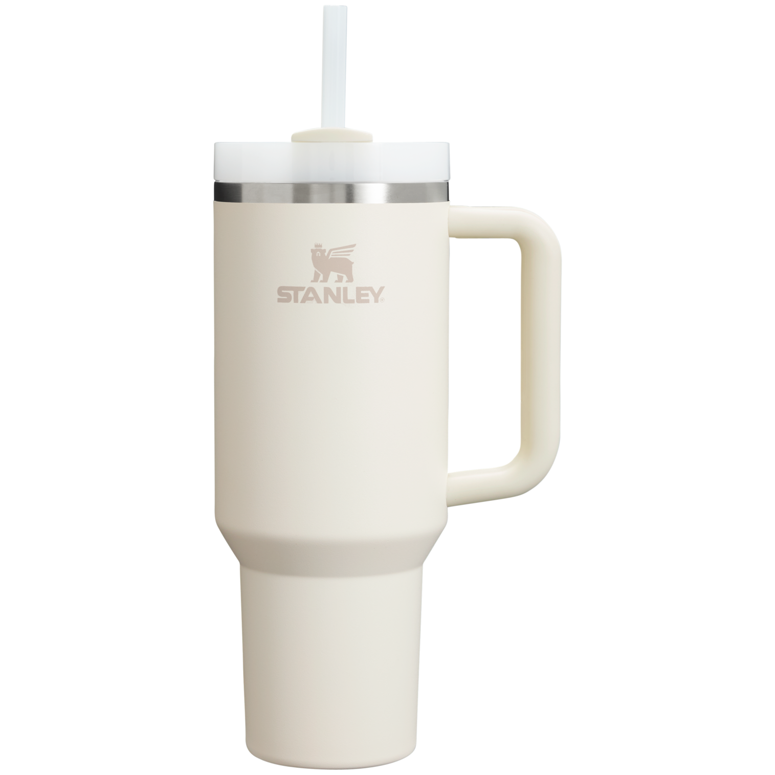 Splash-Resistant FlowState The Quencher H2.0 Flowstate Tumbler  | Stanley Create D332L - Double-Wall Vacuum Insulated Travel Tumbler with Straw Detail