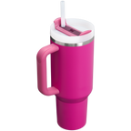 Splash-Resistant FlowState The Quencher H2.0 Flowstate Tumbler  | Stanley Create D332L - Double-Wall Vacuum Insulated Travel Tumbler with Straw Detail