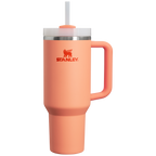 Splash-Resistant FlowState The Quencher H2.0 Flowstate Tumbler  | Stanley Create D332L - Double-Wall Vacuum Insulated Travel Tumbler with Straw Detail