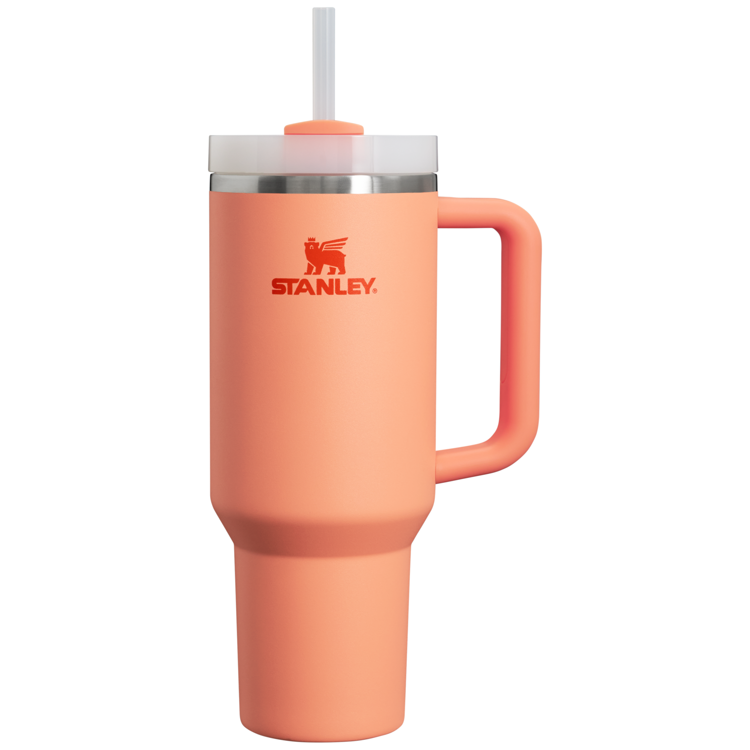 Splash-Resistant FlowState The Quencher H2.0 Flowstate Tumbler  | Stanley Create D332L - Double-Wall Vacuum Insulated Travel Tumbler with Straw Detail