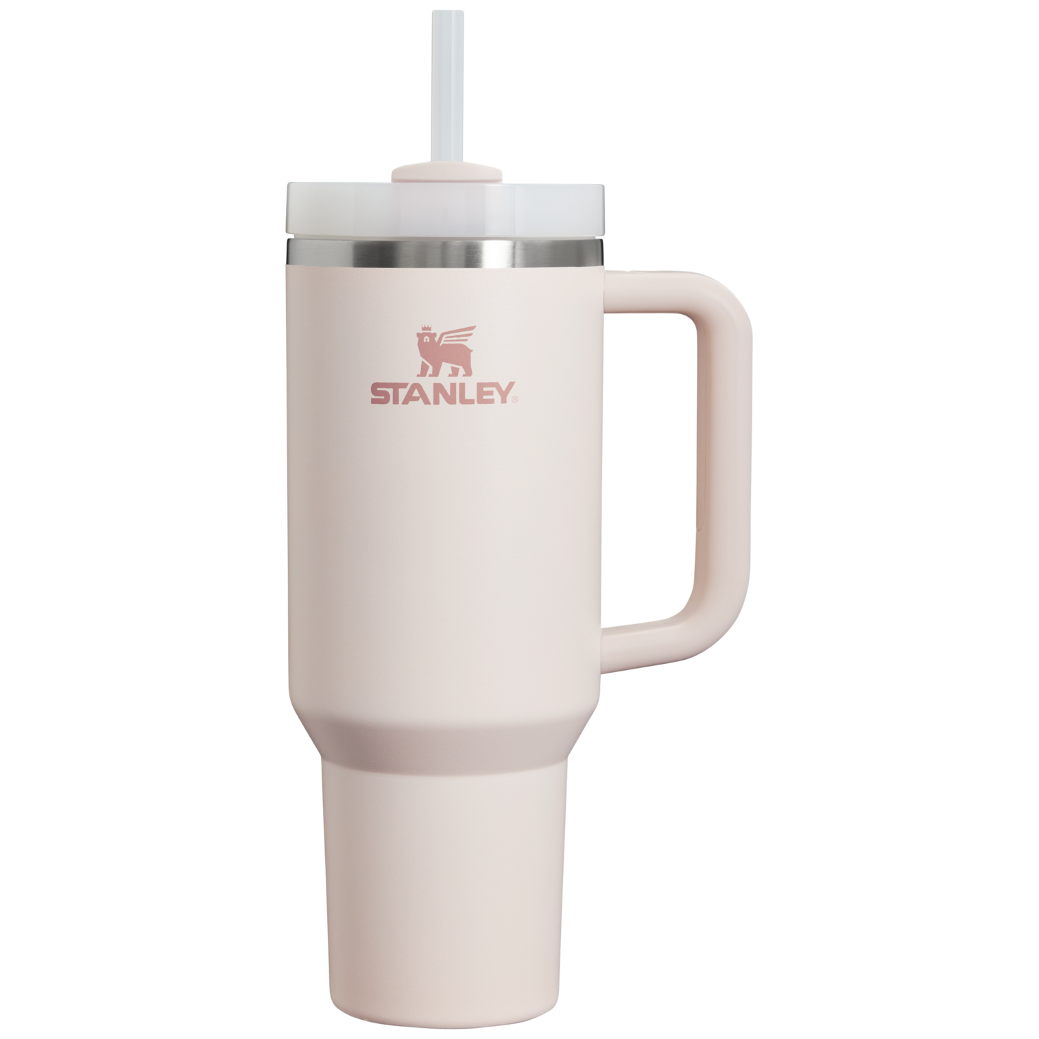 Insulated Travel The Quencher H2.0 Flowstate Tumbler D050X - Premium Stainless Steel Straw Cup for All-Day Hydration - Rose Quartz 2.0