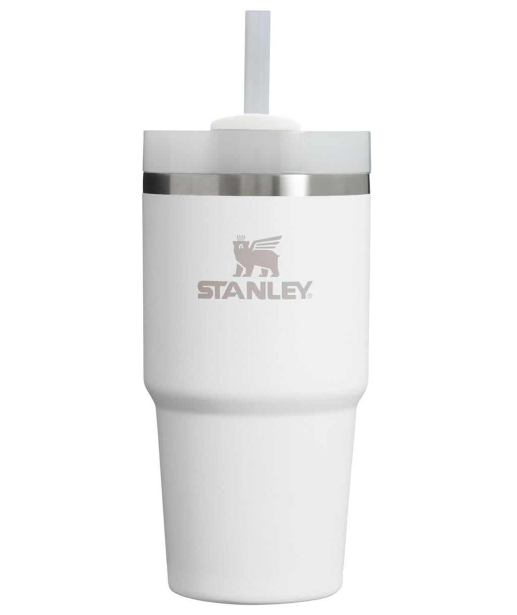 Large Capacity The Quencher H2.0 Flowstate Tumbler | Stanley Create D330L - Premium Stainless Steel Straw Cup for All-Day Hydration - Frost
