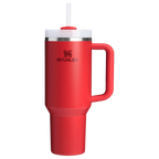 Insulated Travel The Quencher H2.0 Flowstate Tumbler D050X - Premium Stainless Steel Straw Cup for All-Day Hydration - Chili Red