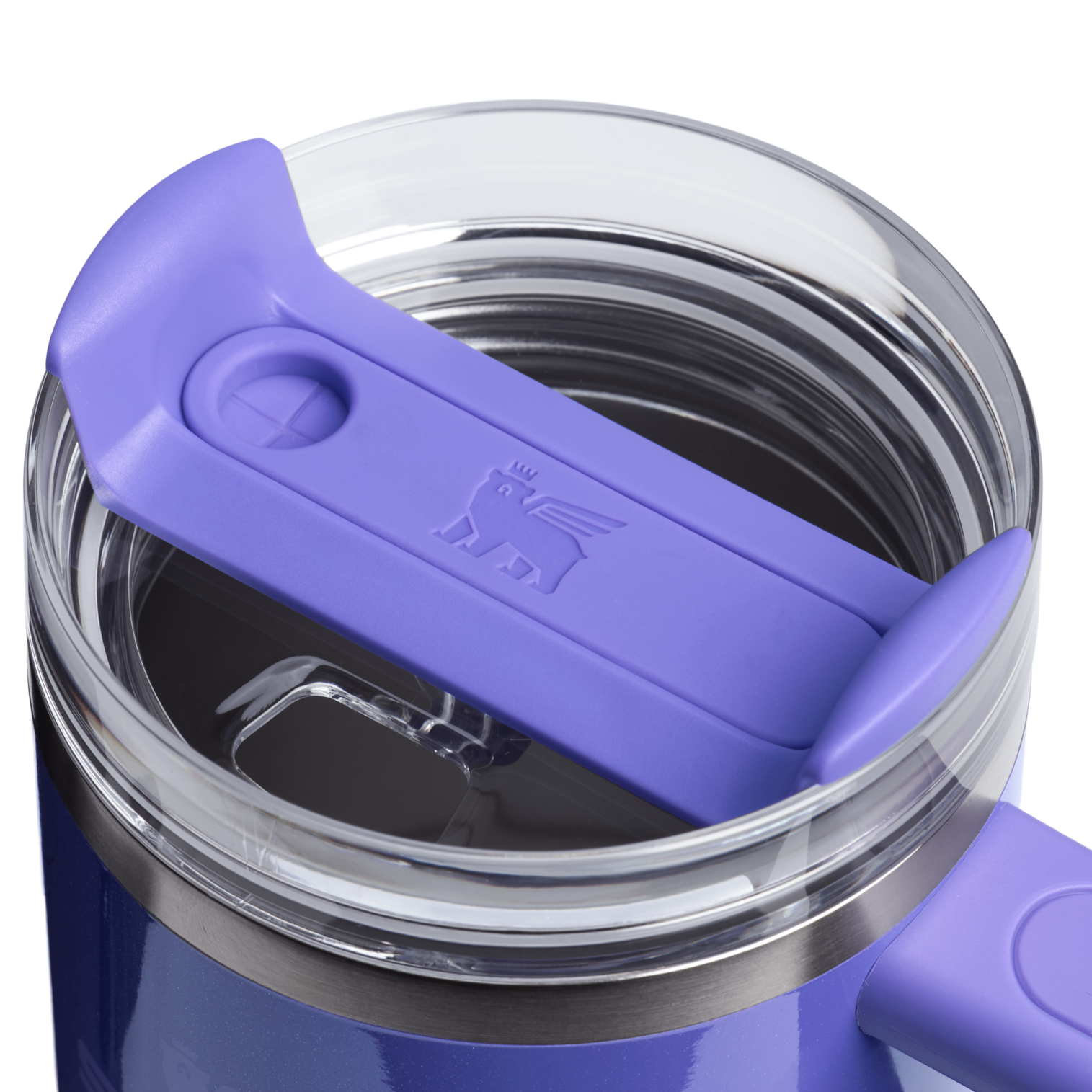 Splash-Resistant FlowState The Quencher H2.O Flowstate Tumbler D251V - FlowState 3-Position Lid Insulated Travel Mug Detail