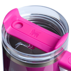 Splash-Resistant FlowState The Quencher H2.O Flowstate Tumbler D251V - FlowState 3-Position Lid Insulated Travel Mug Detail