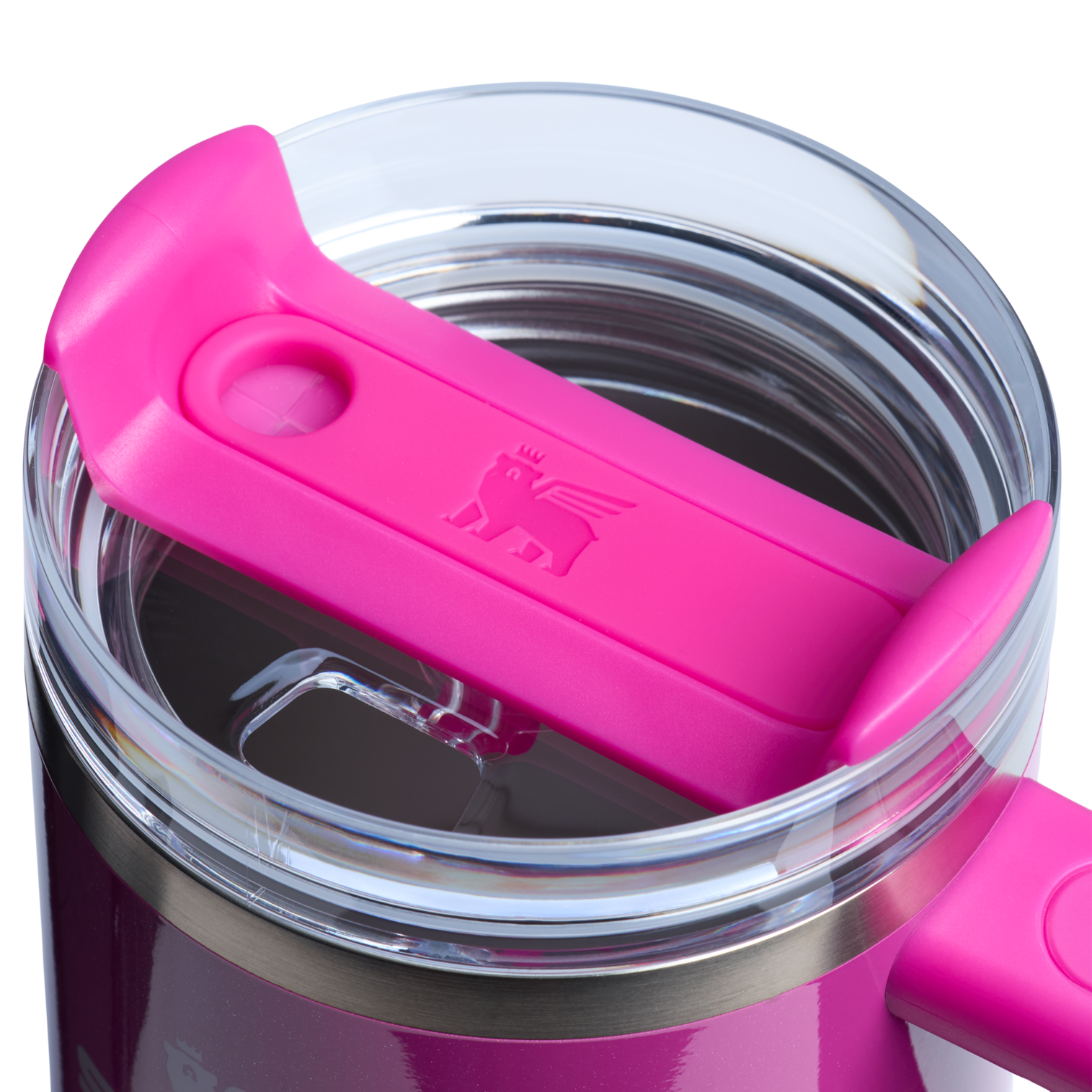Splash-Resistant FlowState The Quencher H2.O Flowstate Tumbler D251V - FlowState 3-Position Lid Insulated Travel Mug Detail