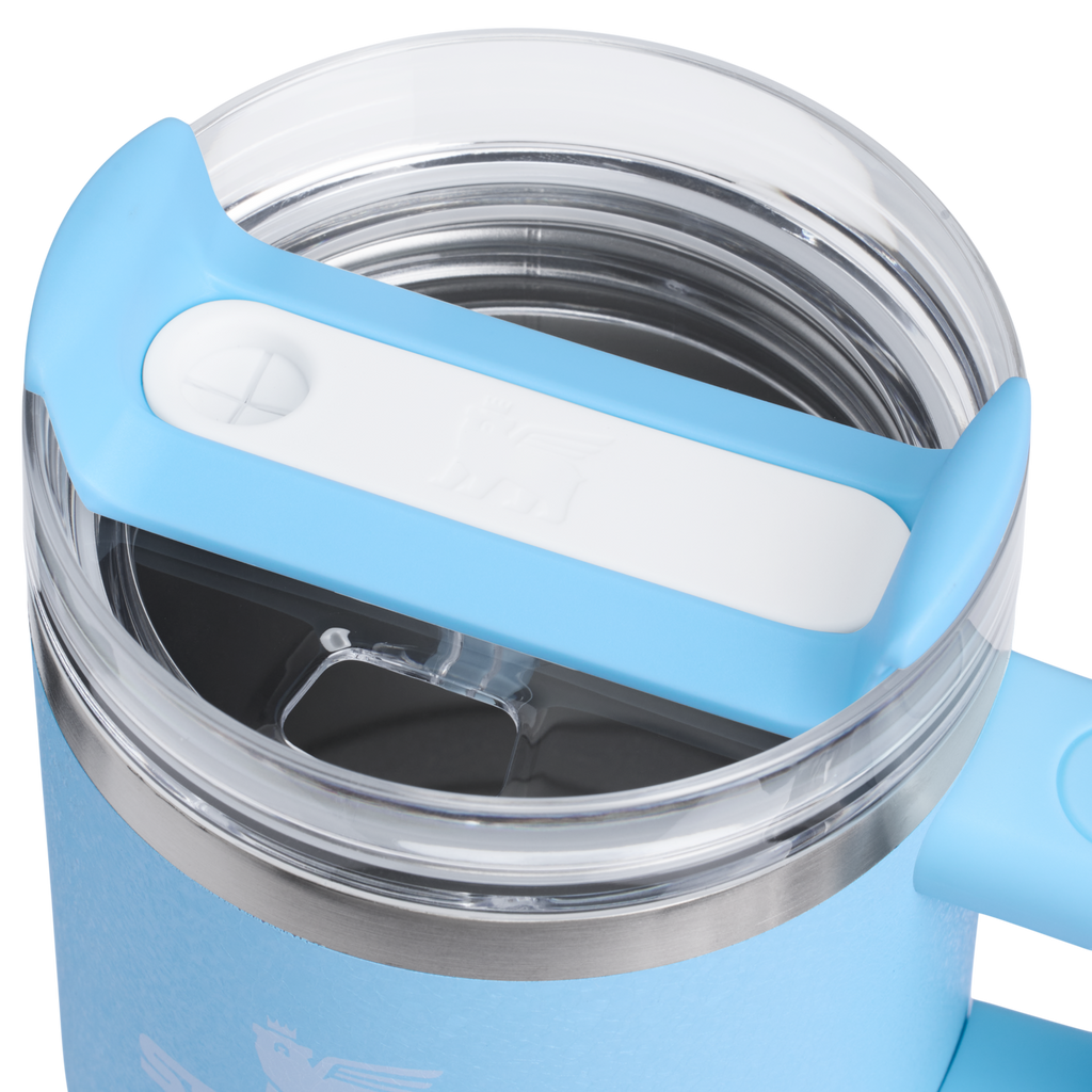 Large Capacity The Quencher H2.O Flowstate Tumbler with Handle | Stanley Create D309N - FlowState 3-Position Lid Insulated Travel Mug Detail