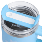 Large Capacity The Quencher H2.O Flowstate Tumbler with Handle | Stanley Create D309N - FlowState 3-Position Lid Insulated Travel Mug Detail