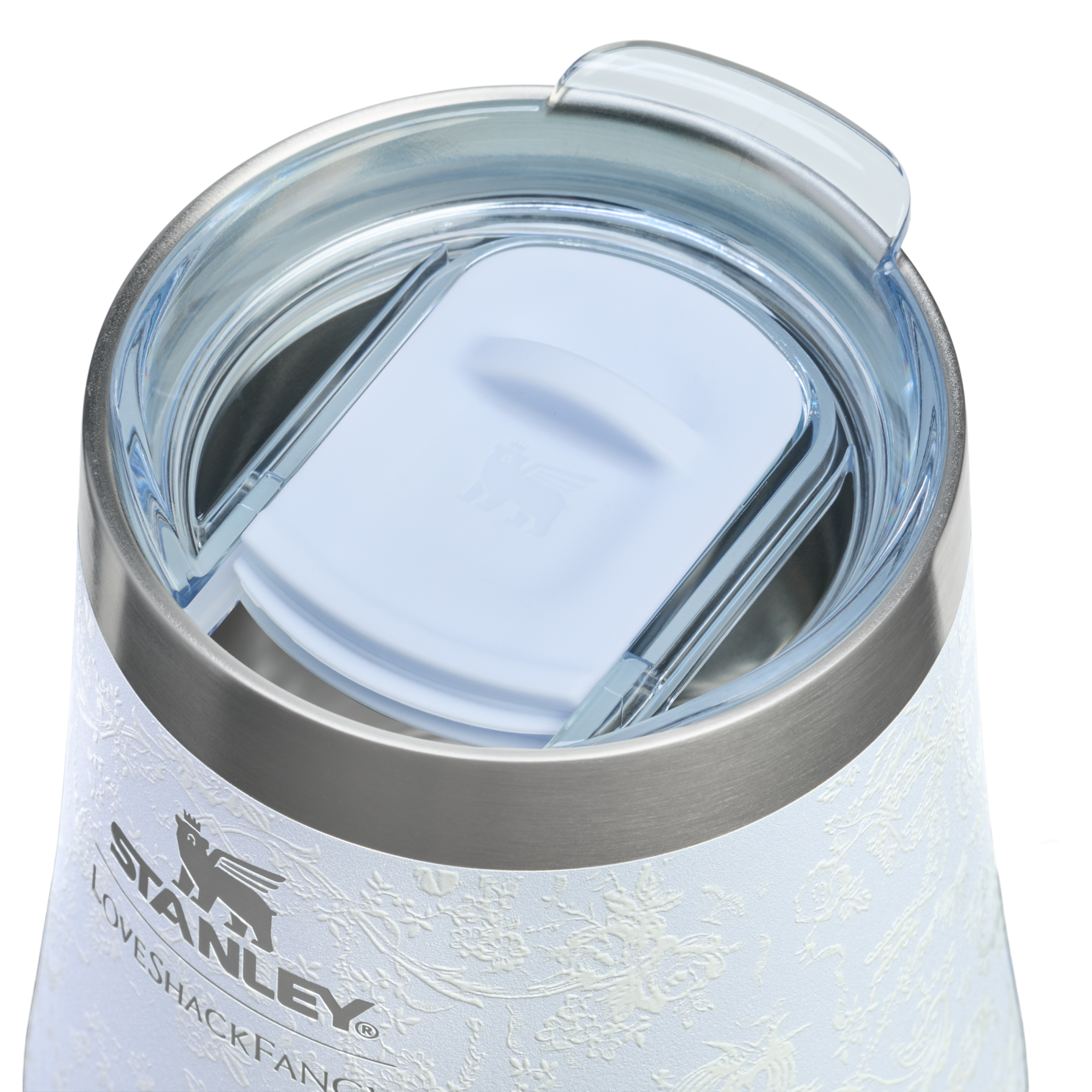 Flavor-Preserving Stanley 1913 x LoveShackFancy Holiday Reserve Wine Tumbler D367F - Reserve Collection Stainless Steel Whiskey Cup Detail