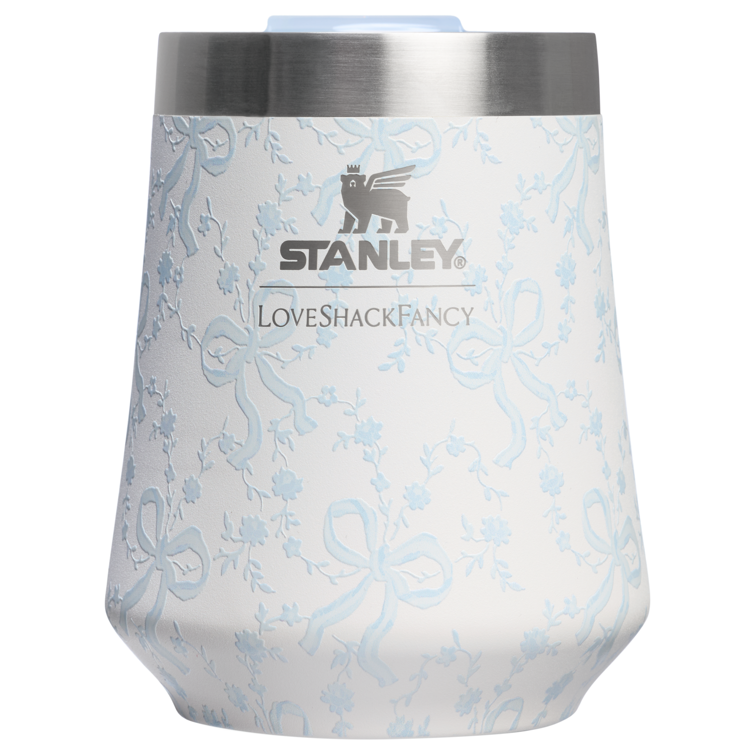 Flavor-Preserving Stanley 1913 x LoveShackFancy Holiday The Reserve Wine Tumbler Set | 2-pack D205C - Premium Insulated Egg-Shaped Wine Glass for Outdoors Detail