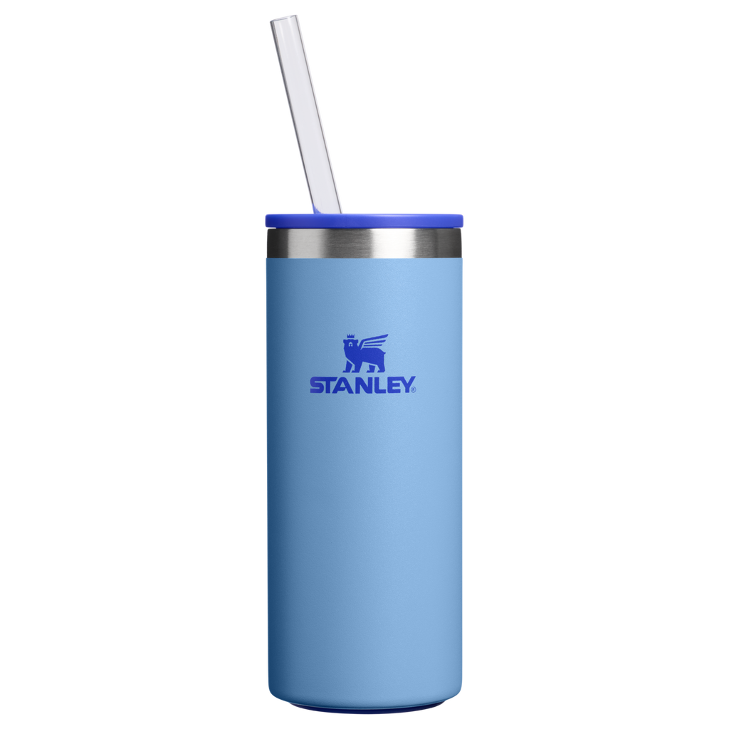 Heavy-Duty Tote The Everyday Slim Can Cooler Cup | Stanley Create D300G - Leak-Proof Insulated Mini Cooler Bag for Lunch - Blue Sky