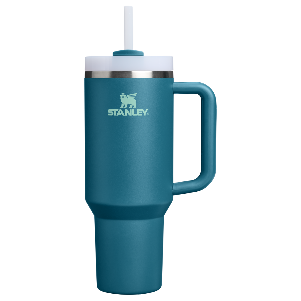Insulated Travel The Quencher H2.0 Flowstate Tumbler D050X - Premium Stainless Steel Straw Cup for All-Day Hydration - Coastal Teal
