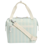 Premium All-Weather The All Day Julienne Mini Cooler D349V - Heavy-Duty Ice-Retention Food & Beverage Carrier - Mist Picnic Stripe