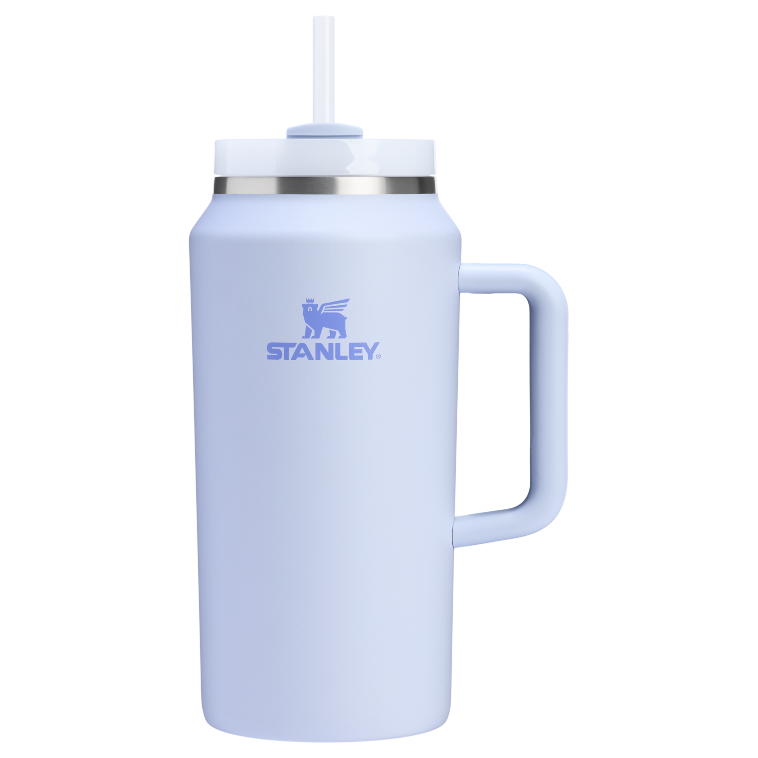 Splash-Resistant FlowState The Quencher H2.0 Flowstate Tumbler D365U - Double-Wall Vacuum Insulated Travel Tumbler with Straw - Dew Drop