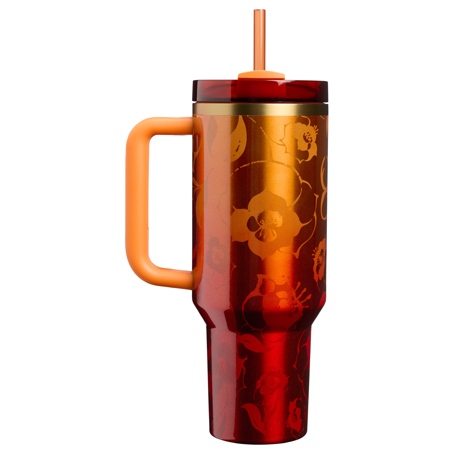 Large Capacity The Stanley 1913 x Karol G Quencher H2.0 Flowstate Tumbler D275T - Premium Stainless Steel Straw Cup for All-Day Hydration Detail