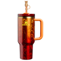Large Capacity The Stanley 1913 x Karol G Quencher H2.0 Flowstate Tumbler D275T - Premium Stainless Steel Straw Cup for All-Day Hydration - 40oz | KAROL G FLOR