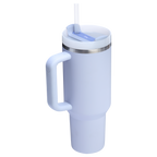 Splash-Resistant FlowState The Quencher H2.0 Flowstate Tumbler  | Stanley Create D332L - Double-Wall Vacuum Insulated Travel Tumbler with Straw Detail