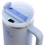 Splash-Resistant FlowState The Quencher H2.0 Flowstate Tumbler  | Stanley Create D332L - Double-Wall Vacuum Insulated Travel Tumbler with Straw Detail