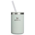 Portable Mini The Everyday Can Cooler Cup D353P - Heavy-Duty Ice-Retention Food & Beverage Carrier - Mist Picnic Stripe