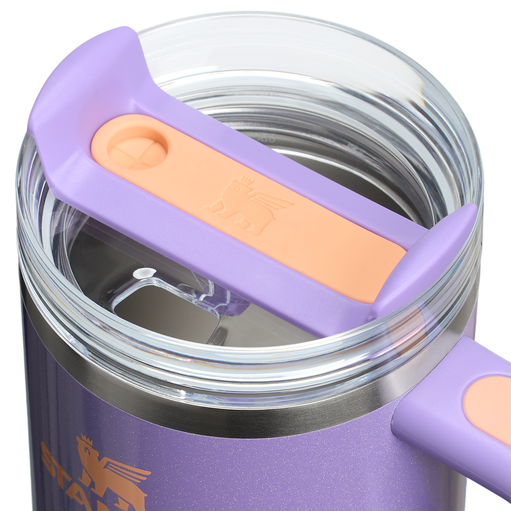 Splash-Resistant FlowState The Quencher H2.O Flowstate Tumbler D251V - FlowState 3-Position Lid Insulated Travel Mug Detail