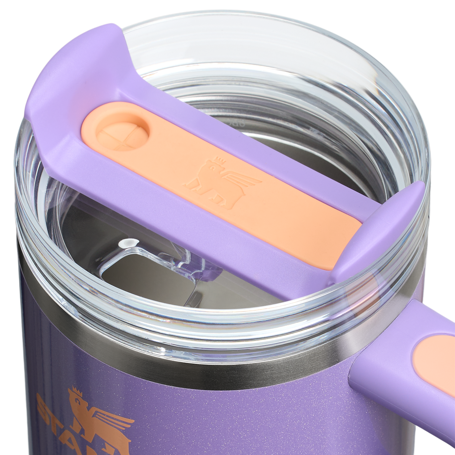 Splash-Resistant FlowState The Quencher H2.O Flowstate Tumbler D251V - FlowState 3-Position Lid Insulated Travel Mug Detail