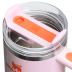 Splash-Resistant FlowState The Quencher H2.O Flowstate Tumbler D251V - FlowState 3-Position Lid Insulated Travel Mug Detail