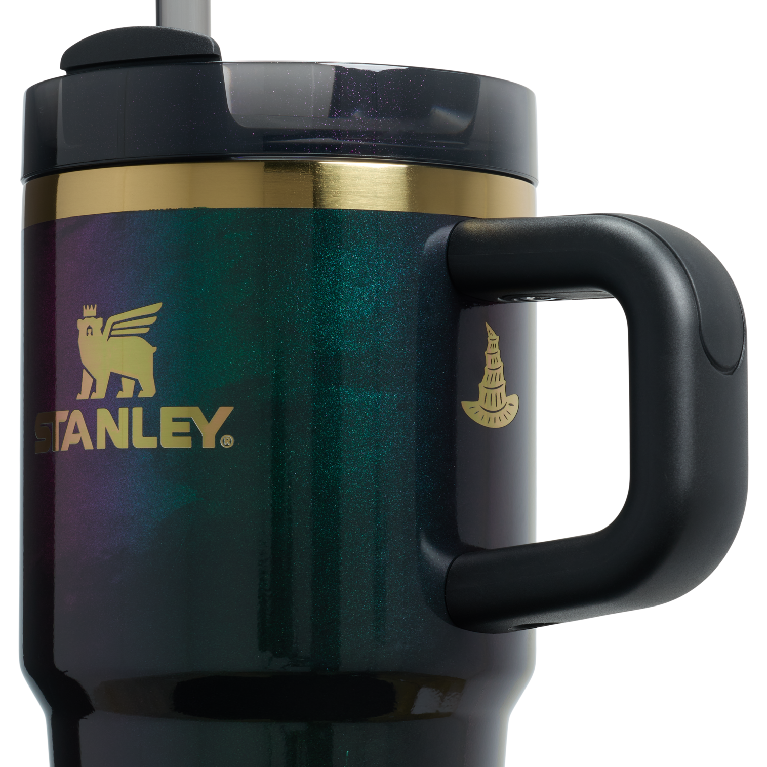 Double-Wall Vacuum The Wicked for Good Quencher H2.0 Flowstate Tumbler D247R - Double-Wall Vacuum Insulated Travel Tumbler with Straw Detail