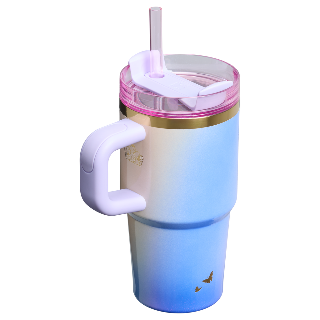 Double-Wall Vacuum The Wicked for Good Quencher H2.0 Flowstate Tumbler D247R - Double-Wall Vacuum Insulated Travel Tumbler with Straw Detail