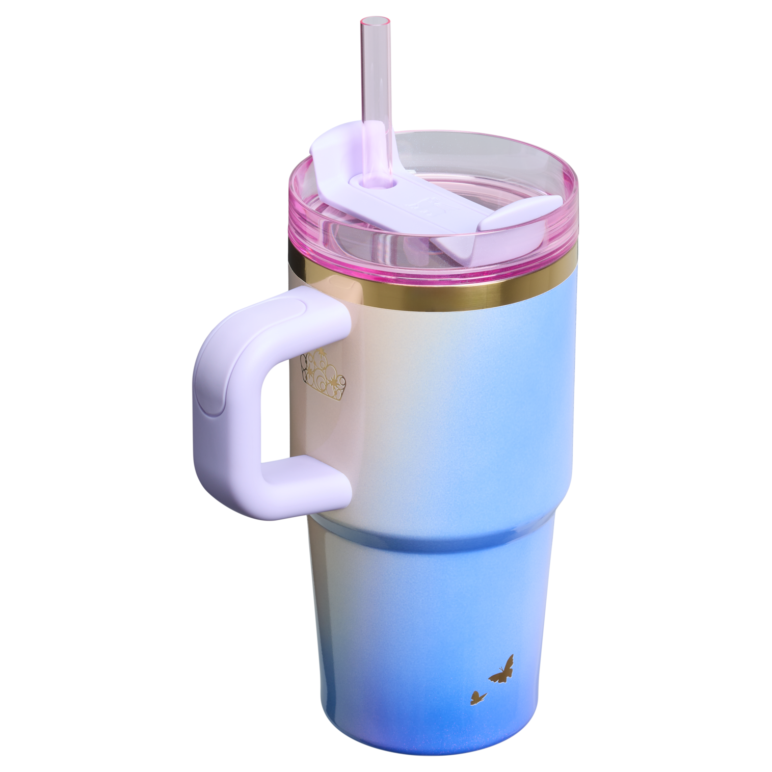 Double-Wall Vacuum The Wicked for Good Quencher H2.0 Flowstate Tumbler D247R - Double-Wall Vacuum Insulated Travel Tumbler with Straw Detail