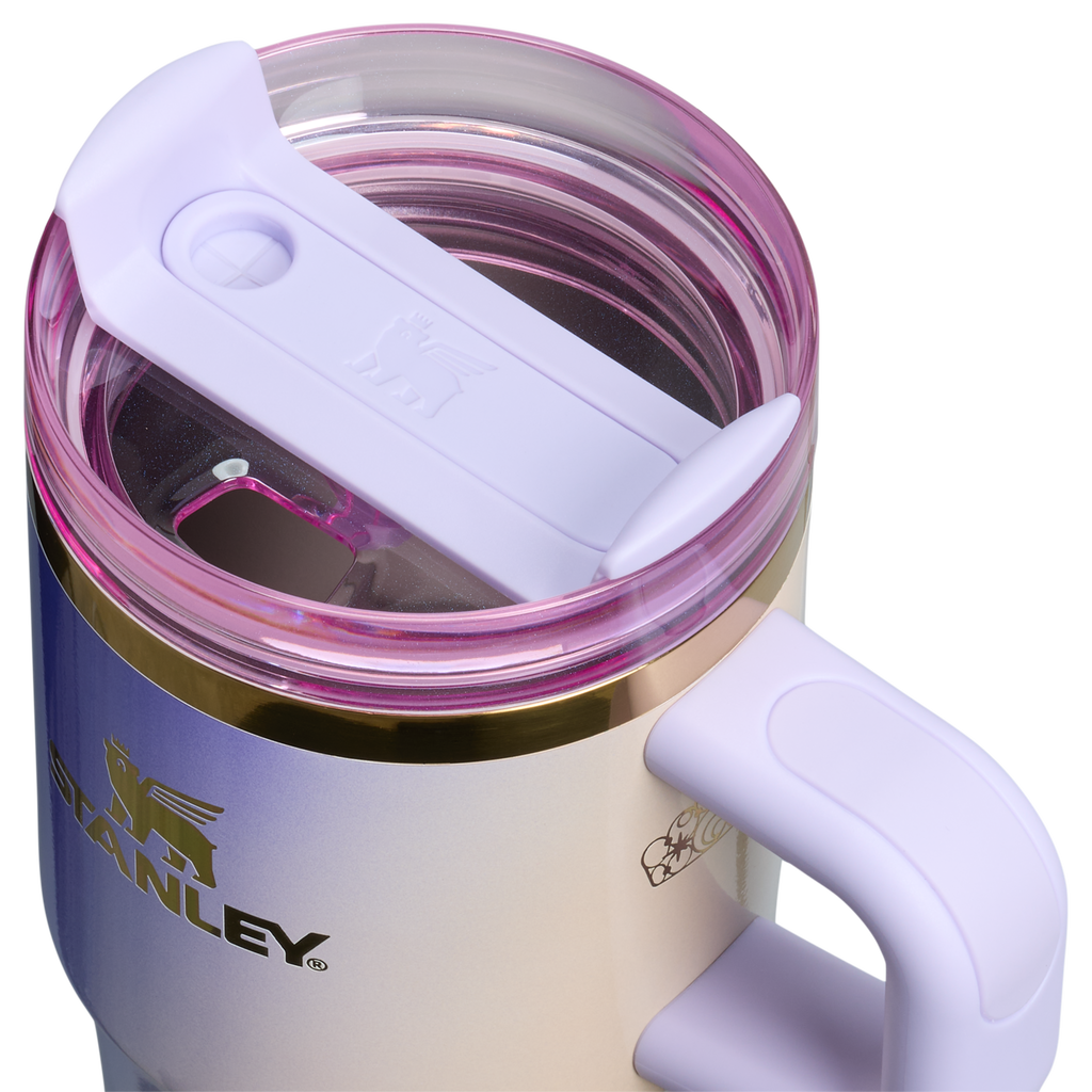 Double-Wall Vacuum The Wicked for Good Quencher H2.0 Flowstate Tumbler D247R - Double-Wall Vacuum Insulated Travel Tumbler with Straw Detail