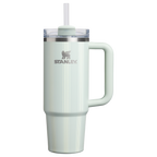 Large Capacity The Quencher H2.0 Flowstate Tumbler D343V - Double-Wall Vacuum Insulated Travel Tumbler with Straw - Mist Picnic Stripe
