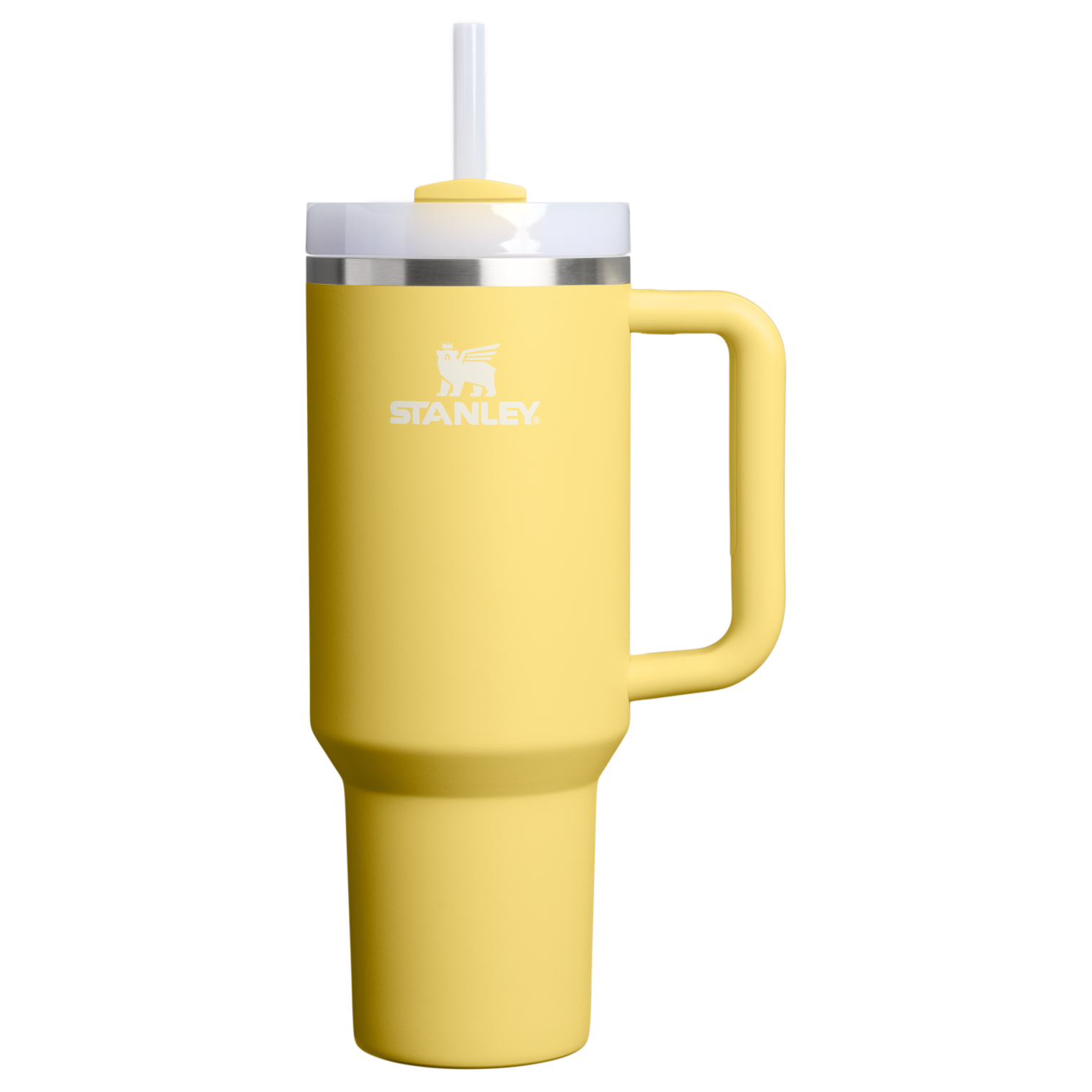 Insulated Travel The Quencher H2.0 Flowstate Tumbler D050X - Premium Stainless Steel Straw Cup for All-Day Hydration - Daffodil