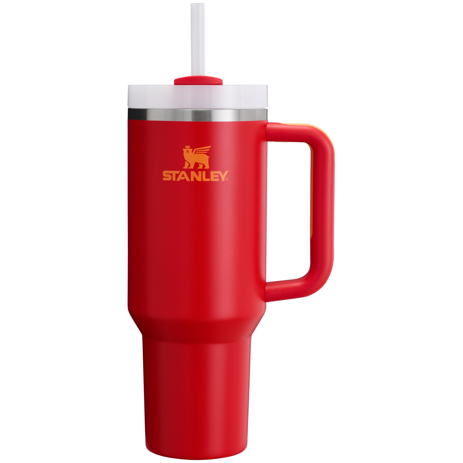 Splash-Resistant FlowState The Quencher H2.0 Flowstate Tumbler  | Stanley Create D332L - Double-Wall Vacuum Insulated Travel Tumbler with Straw Detail