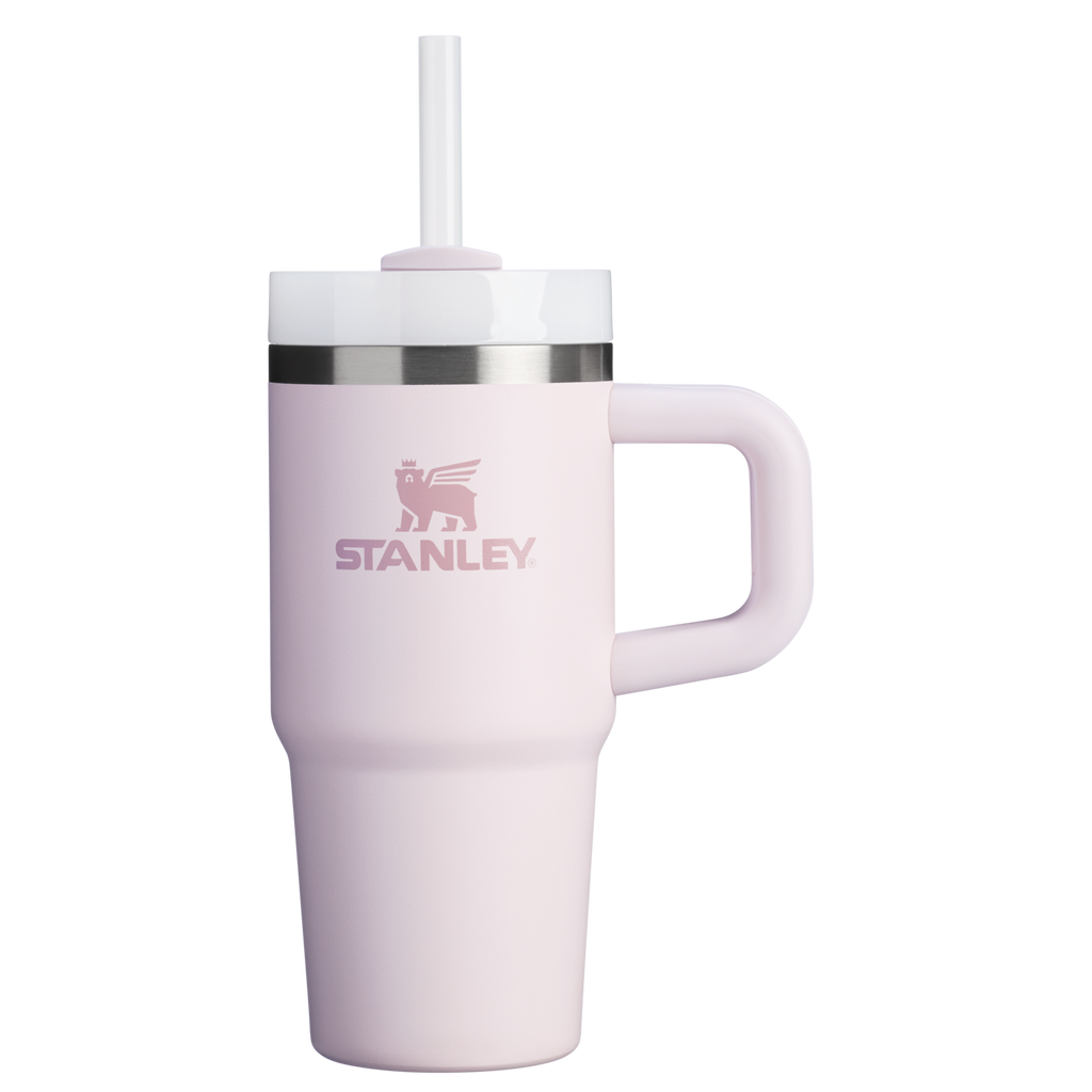 Splash-Resistant FlowState The Quencher H2.O Flowstate Tumbler D068Z - Premium Stainless Steel Straw Cup for All-Day Hydration - Rose Quartz 2.0