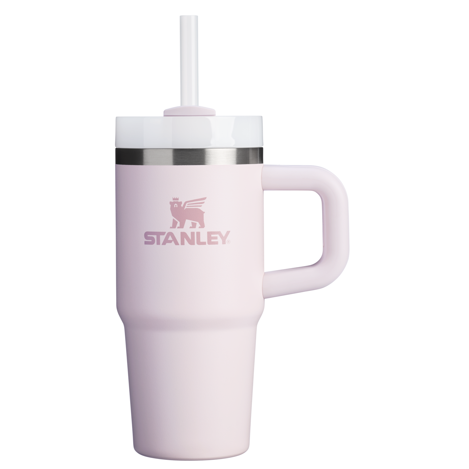 Splash-Resistant FlowState The Quencher H2.O Flowstate Tumbler D068Z - Premium Stainless Steel Straw Cup for All-Day Hydration - Rose Quartz 2.0