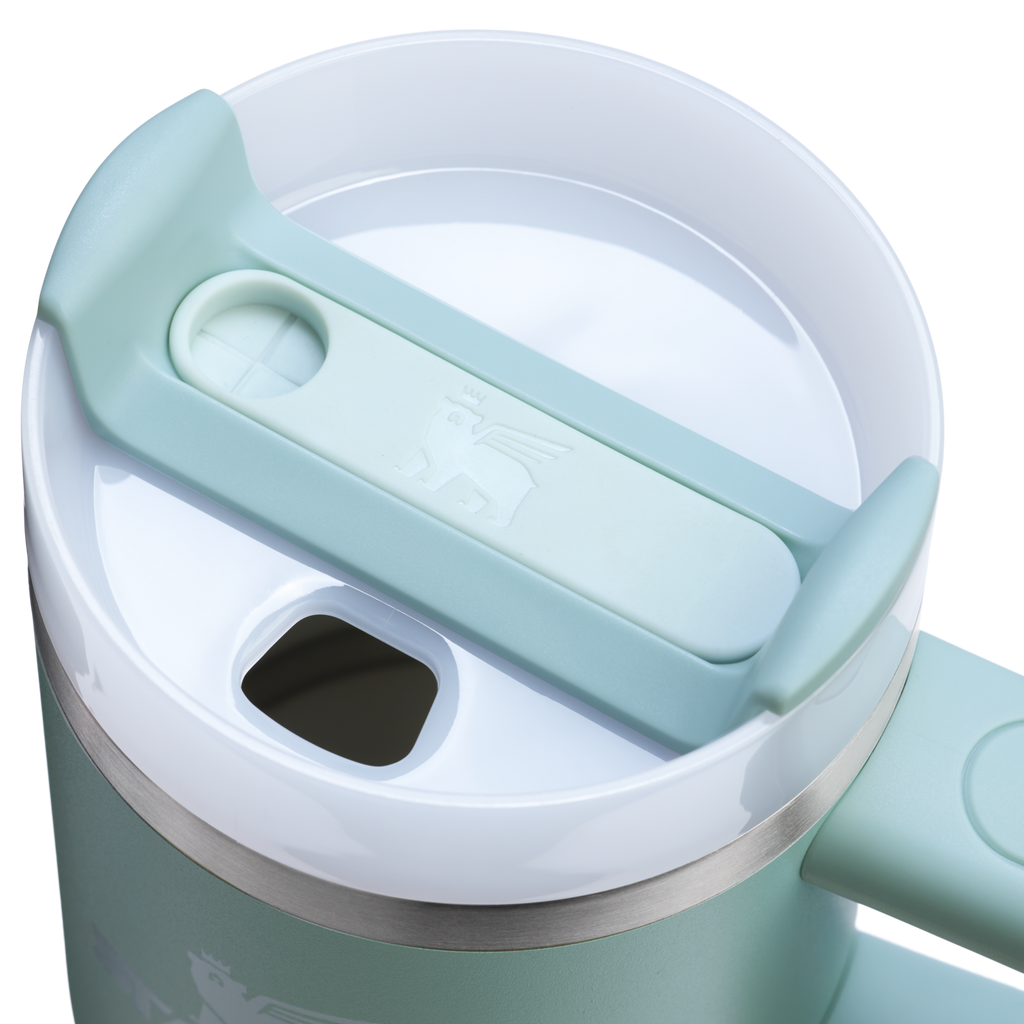 Large Capacity The Quencher H2.O Flowstate Tumbler | Stanley Create D291F - 40oz Large Capacity Car-Cup Friendly Quencher Detail